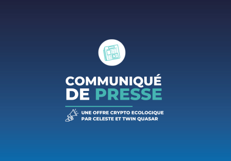 CELESTE et Twin Quasar créent une offre crypto écoresponsable